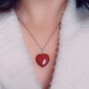 collier jaspe rouge ab
